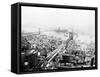 Brooklyn & Manhattan Bridges NYC Photo - New York, NY-Lantern Press-Framed Stretched Canvas