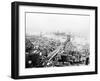 Brooklyn & Manhattan Bridges NYC Photo - New York, NY-Lantern Press-Framed Art Print