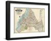 Brooklyn Map 1916-null-Framed Giclee Print