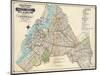 Brooklyn Map 1916-null-Mounted Giclee Print