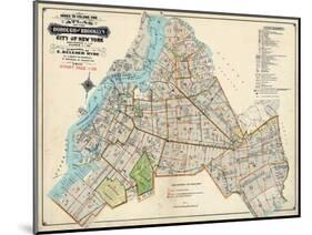 Brooklyn Map 1916-null-Mounted Giclee Print