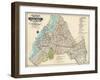 Brooklyn Map 1916-null-Framed Premium Giclee Print