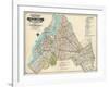 Brooklyn Map 1916-null-Framed Giclee Print