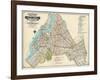 Brooklyn Map 1916-null-Framed Giclee Print