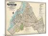 Brooklyn Map 1916-null-Mounted Giclee Print