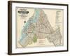 Brooklyn Map 1916-null-Framed Giclee Print