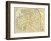 Brooklyn Map-Gwendolyn Babbitt-Framed Art Print