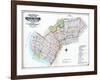 Brooklyn Map-null-Framed Giclee Print