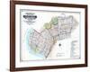 Brooklyn Map-null-Framed Giclee Print