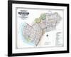 Brooklyn Map-null-Framed Giclee Print