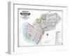 Brooklyn Map-null-Framed Giclee Print