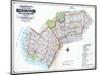 Brooklyn Map-null-Mounted Giclee Print