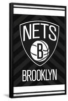 Brooklyn Nets- Logo-null-Framed Poster