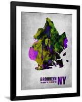 Brooklyn New York-NaxArt-Framed Art Print