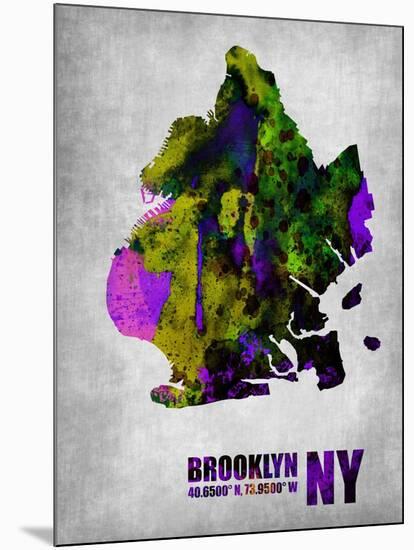 Brooklyn New York-NaxArt-Mounted Art Print