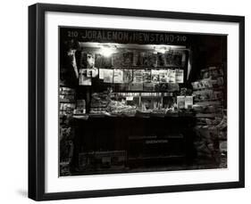 Brooklyn Newsstand-null-Framed Art Print