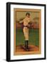 Brooklyn, NY, Brooklyn Dodgers, Nap Rucker, Baseball Card-Lantern Press-Framed Art Print