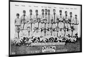 Brooklyn, NY, Brooklyn Dodgers, Team Photograph, Baseball Card-Lantern Press-Mounted Premium Giclee Print