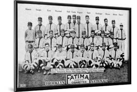 Brooklyn, NY, Brooklyn Dodgers, Team Photograph, Baseball Card-Lantern Press-Mounted Art Print