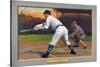 Brooklyn, NY, Brooklyn Superbas, Ed Lennox, Baseball Card-Lantern Press-Stretched Canvas