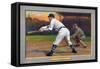 Brooklyn, NY, Brooklyn Superbas, Ed Lennox, Baseball Card-Lantern Press-Framed Stretched Canvas