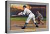 Brooklyn, NY, Brooklyn Superbas, Ed Lennox, Baseball Card-Lantern Press-Stretched Canvas