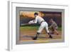 Brooklyn, NY, Brooklyn Superbas, Ed Lennox, Baseball Card-Lantern Press-Framed Art Print