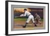 Brooklyn, NY, Brooklyn Superbas, Ed Lennox, Baseball Card-Lantern Press-Framed Art Print