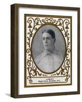 Brooklyn, NY, Brooklyn Superbas, Harry Lumley, Baseball Card-Lantern Press-Framed Art Print