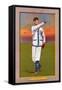 Brooklyn, NY, Brooklyn Superbas, McIntyre, Baseball Card-Lantern Press-Framed Stretched Canvas