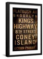 Brooklyn One-null-Framed Giclee Print