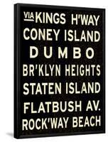 Brooklyn Sign-null-Framed Poster