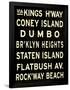 Brooklyn Sign-null-Framed Poster