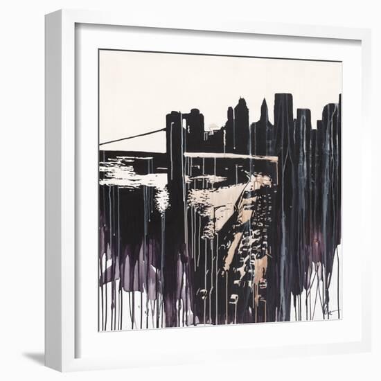 Brooklyn Silhouette-Kris Hardy-Framed Giclee Print