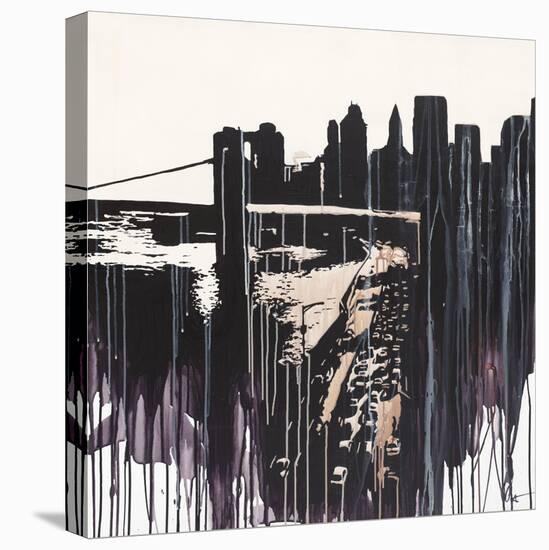 Brooklyn Silhouette-Kris Hardy-Stretched Canvas