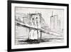 Brooklyn Sketch-OnRei-Framed Art Print