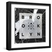 Brooklyn Square BW-SD Graphics Studio-Framed Art Print