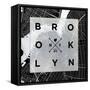 Brooklyn Square BW-SD Graphics Studio-Framed Stretched Canvas