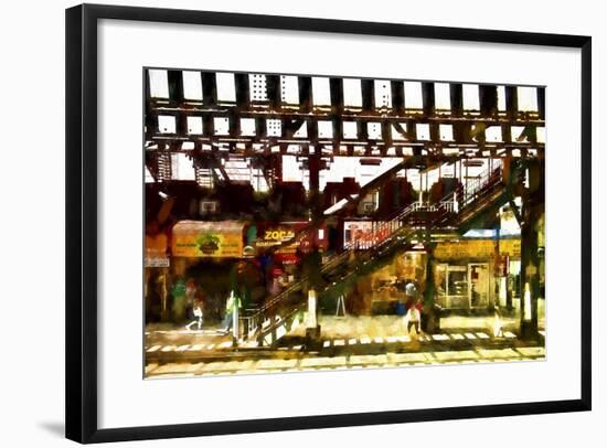 Brooklyn Subway-Philippe Hugonnard-Framed Giclee Print