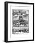 Brooklyn Suspension Bridge, New York, 1883-null-Framed Giclee Print