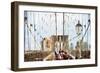 Brooklyn Suspension - In the Style of Oil Painting-Philippe Hugonnard-Framed Giclee Print