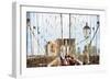 Brooklyn Suspension - In the Style of Oil Painting-Philippe Hugonnard-Framed Giclee Print