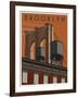 Brooklyn Travel Poster-Steve Thomas-Framed Giclee Print