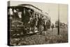 Brooklyn Trolleys Bound for Coney Island, New York City, C.1897-Joseph Byron-Stretched Canvas