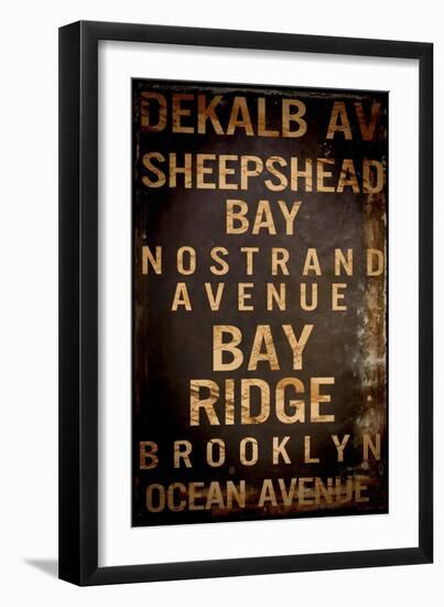 Brooklyn Two-null-Framed Giclee Print