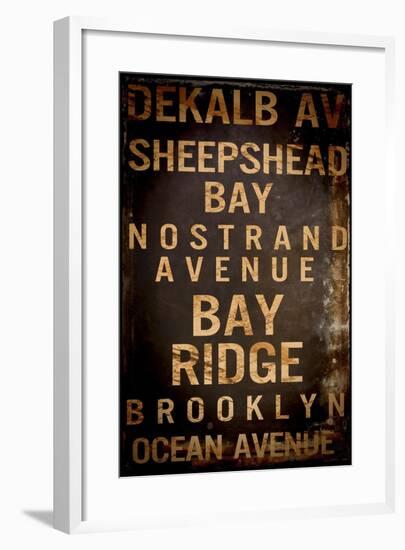 Brooklyn Two-null-Framed Giclee Print