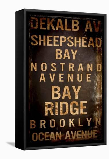 Brooklyn Two-null-Framed Stretched Canvas