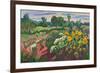 Brookside Pomp, 2011-Marta Martonfi-Benke-Framed Giclee Print