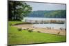 Brookville Lake Beach, Whitewater Memorial State Park, Indiana, USA.-Anna Miller-Mounted Photographic Print