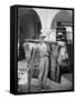 Broom and rug peddler in Cuba, c.1900-American Photographer-Framed Stretched Canvas